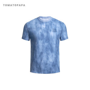 TOMATOPAPA | Tie-Dye Fashion Loose Letter Printed Mens T-Shirt