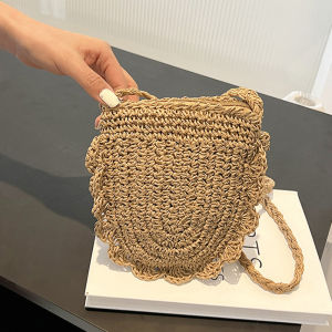 Summer Straw Bags For Women: Raffia Rattan Woven Handbags & Vacation Shoulder Crossbody Bags