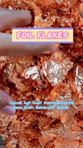 PAKET Isi 9 Warna Foil Flakes 20 ml Set Nail Art LENGKAP Dekorasi Diy Resin Recine Art Accessories Hias Hiasan Kertas Filling Slime Clay Metalik Paper Metallic Aksesoris Kuku Sparkle Art Deco Kesenian Craft Crafting Grosir Prakarya Malang