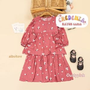 GAMIS ANAK CREDENZA GAMIS ANAK ANAK KATUN RAYON GAMIS ANAK LEBARAN 2024