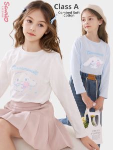 Hello Kitty | Cute Cotton Girls Long Sleeve T-shirt Base Top