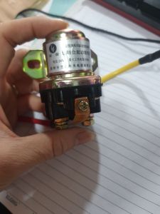 Rơ le phụ đề  12v -24v 150a loại tốt thân màu vàng  cho ô tô  máy công trình
