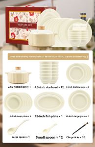 QIANZAO | Luxury 2025 New Ceramic Tableware Set