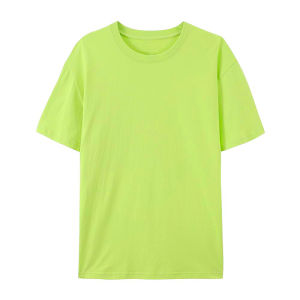 Áo Thun Nữ Mùa Hè Dáng Rộng Cổ Tròn Chất Cotton Trơn Tay Ngắn Thoải Mái Thoáng Khí Kiểu Basic Dành Cho Người Trung Niên