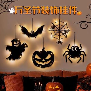 Halloween Small Hangings Event Scene Decorations Atmospheric Jack-o’-Lanterns Props Horror Props Indoor Outdoor Decoration Gift