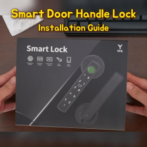 Tuya Smart Door Lock 5 in 1 Fingerprint Password IC Card APP Remote Control Drill Free Keyless Entry Home Security Electronic Lock For Apartment Hotel