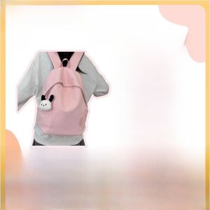 OUDENGPAI | Childrens Travel Backpack Lightweight Girls School Bag Sweet College Style Soft Handle Dual Shoulder Strap Zipper Closure