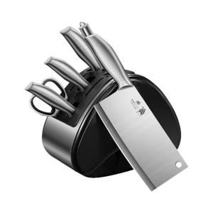 CMGF | Kitchen Knife Set with Cutting Board and Knife Rack