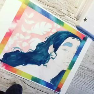 Art-N-Fly กระดาษสีน้ำ9X12 "30แผ่น-Cold Press Water Color Sketchbook Pad 140 Lb For Art  Drawing Wet & Mixed Media-กระดาษระบายสีน้ำสำหรับศิลปิน & เด็ก