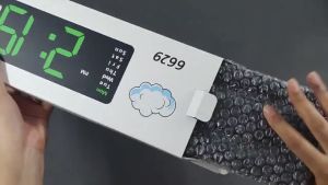 Jam Digital LED Besar 6629 Kalender Alarm Clock Weker Timer Countdown Smart Watch Suhu Temperatur
