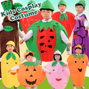 Childrens Costume Vegetable Clothes Fruit Clothing Kindergarten Environmental-Friendly Fashion Show Performance Wear