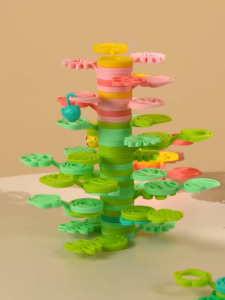 Bộ khối xếp chồng chủ đề cây trí tuệ - Đồ chơi cân bằng khéo léo - Mideer Stackable Block