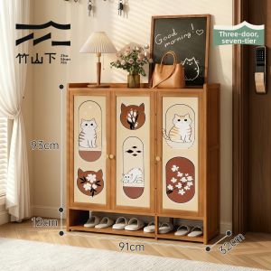 ZHUSHANXIA | Multilayer Dustproof Hallway Entrance-Use Shoe Rack