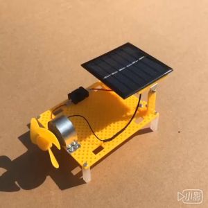 Bộ Kit lắp ráp quạt năng lượng mặt trời có công tắc on off học công nghệ stem steam DIY - HM0513