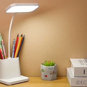 Lampu Meja Belajar LED USB Isi Ulang Dapat Diredupkan Fleksibel untuk Rumah Kantor SMD2835 - zansen