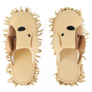 Cartoon Family Matching Slip-resistant Home Slippers Detachable Clogs Silent Floor Cleaning Shoes for Couples And Parents