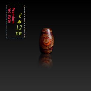 Natural Agate Three Eyes Dzi Bead Barrel Beads Mine Timber Le Zi Necklace DIY Bracelet Buddha Beads Bodhi Accessories Hanging Decorations