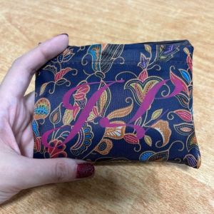 Customising Eco Bag Batik prints initial gift Christmas gift big size