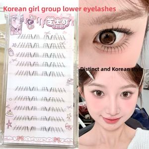 Natural Looking Fake Eyelashes for Women U-Shaped Separate Korean Idol Group Makeup Artist Endorsed Easy to Use Waterproof