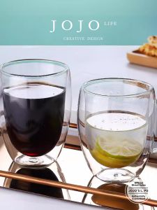Double Walled Heat Resistant Borosilicate Glass Cup