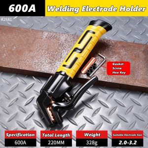 300A/600A/800A/1000A Welding Electrode Holder Copper Heavy Duty Jaw Holding Pliers Electrode Clamp of Welding Machine ARC Welder
