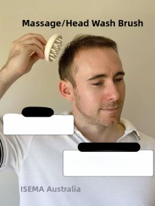 UKIHA Silicone One-Piece Soft-Tooth Hair Washing Comb Scalp Massage Dry Wet Use Scrubbing Brush Hair Cleaning Tool