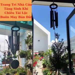 Chuông gió phong nhạc thiền màu trắng - Lung Linh 15mm (Spark)