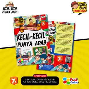 Buku Komik Kecil Kecil Punya Adab Full Colour - PQS