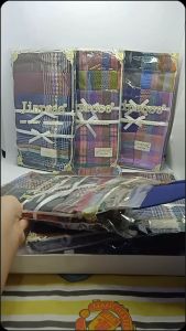 BELI 1 ARTINYA MEMBELI 1 LUSIN Sapu Tangan Laki-laki Motif Garis Merek Ming Pai Grosir