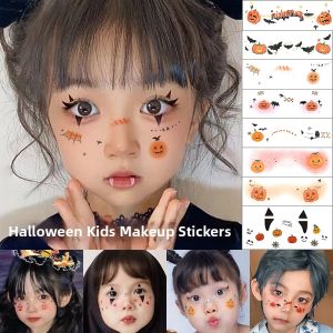 QIFUXING | Halloween Face Decor Stickers