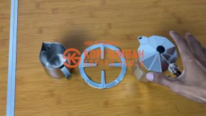 Paket Mokapot 3 Cups Model Classic Dengan Tatakan Mokapot Dan Milk Jug 350 ml Alat Seduh Pembuat Kopi Espresso Manual Brew MocaPot Espreso Coffee Maker