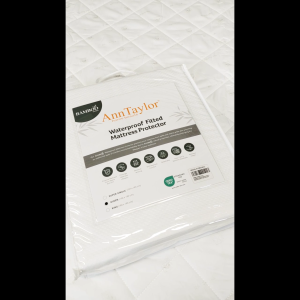 Ann Taylor Bamboo Waterproof Fitted Mattress Protector | Waterproof Breathable Long-Lasting (Super Single / Queen / King)