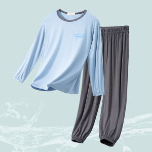 LB.BEAR | Spring/Summer Set Modal Lightweight Childrens Sleepwear Short Sleeve Pants