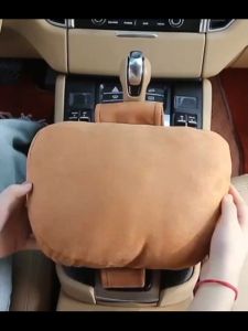 Gối Tựa Đầu Gối Tựa Lưng Ô Tô - Chất Liệu Da Lộn Kiểu Dáng Maybach Cao Cấp Thoáng Khí - Chống Đau Lưng Mỏi Cổ Vai Gáy