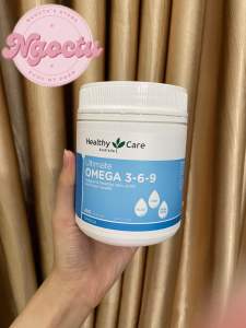 [Nhập Khẩu] Viên Uống Bổ Tim Mạch CoQ10 Healthy Care Omega 3 6 9 Ultimate 200 viên - Bổ mắt  tim mạch cho người lớn