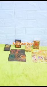 PK-GOLD Mainan Anak Kartu Anak Pokemon Emas Kartu Trading Card Gold Game Pikachu