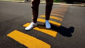 Sepatu Pria Sneakers Putih Casual Shoes Distro Kuzatura Sepatu Sekolah Kuliah Hangout Keren 024