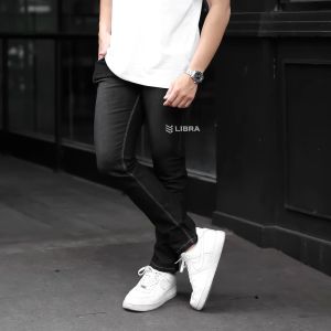 Celana Jeans Pria Panjang Delibra Warna Black Wash