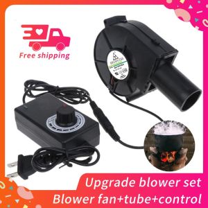 🎁 Original Product + FREE Shipping 🎁 9733 BBQ Blower Fan Portable Blower kalan DC 12V 2.85A 5500 Rpm Air Turbo Blower for Computer cooling with Variable Speed Controller