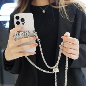 Metal Phone Strap Chain Crossbody Adjustable Lanyard Necklace for Mobile Phones Creative Gift Festival Supplies