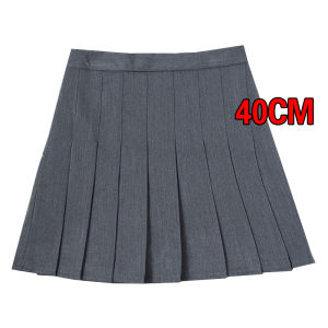 High Waist A-Line Mini Skirt JK Style plus Size Womens Long Short Skirt Hip Concealing Autumn Winter Polyester Fabric