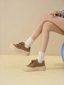 Josiny | Thick Soled Fashionable All-match Fleece-lined Female Sneaker