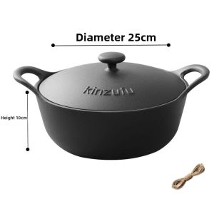 ZHANGRONGTU | Enameled Cast Iron Pot Soup Cooker