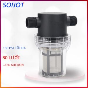 Thép Không Gỉ 304 80 Lưới Lọc Trước Màn Hình Cho Máy Bơm Nước 1/2 3/4 1 Nam Ống Ren Đầu Nối Nước Sân Vườn