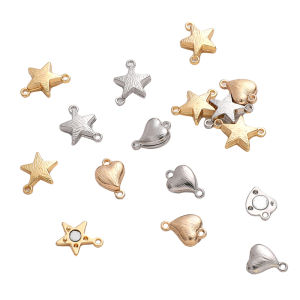 1set/bag Fashion New Magnetic Clasp Star Heart Charms Clasp Findings for Necklace Bracelet Jewelry Making