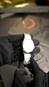 Jam Tangan Pria Casio MTP-V006D-7B Analog White Dial Stainless Steel Strap