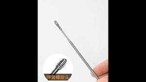 CeeJay ชุดไม้แคะหู  ในการทำความสะอาดหู 6 ชิ้น พร้อมกล่องใส่ คุณภาพดี วัสดุสเตนเลส ขนาดสามารถพกพา  Ear picking set สปอตสินค้า Maygo