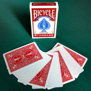 new 1 Deck Bicycle Blank Face Red/Blue Back Playing Cards Gaff Magic Cards Special Props Close Up Stage Magic Tricks for Magician