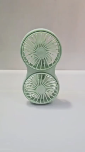 Quạt cầm tay 2 Tầng RY 2502 Có thể gấp gọn 3 chế độ gió Giao màu ngẫu nhiên