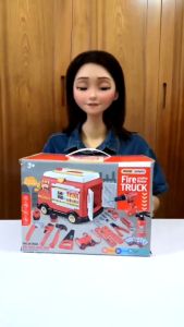 Đồ Chơi Xe Cứu Hỏa 22 và 33 Chi Tiết Có Phát Tiếng Còi Xe Cho Bé Xe Đồ Chơi Chất Liệu Nhựa ABS An Toàn Cho Trẻ Từ 3+ Tuổi - Lavi House
